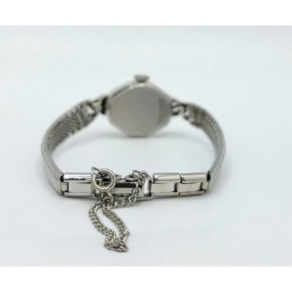 Ladies Gruen Precision 10k R.G.P. Bezel Diamond Accents 17J Manual Wind Watch - Picture 8 of 10